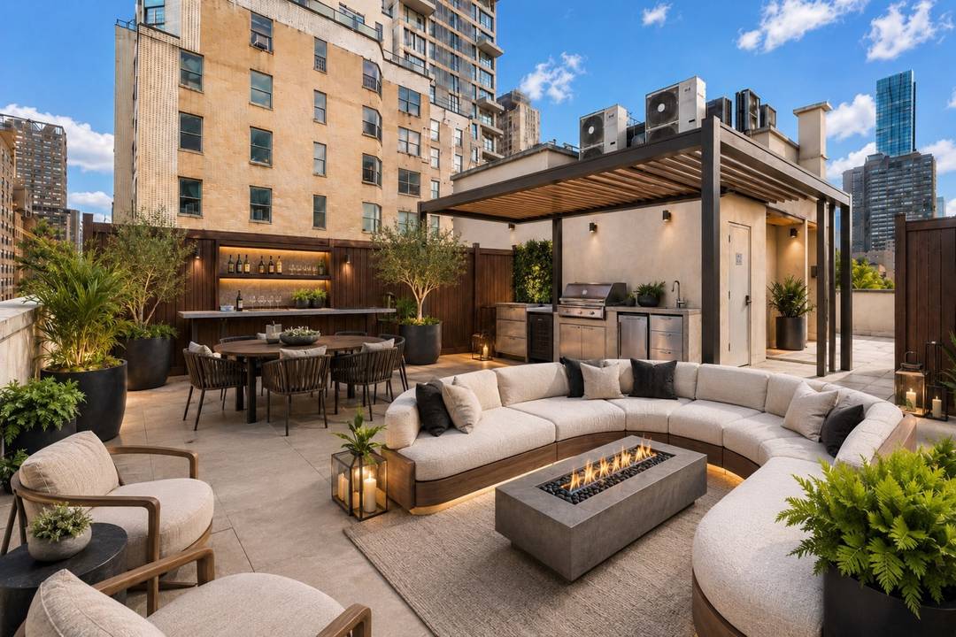 Offering 1600 sf of interior space and an impressive 1700 sf of private outdoor space, this rare full floor penthouse is move in ready and provides the ultimate privacy and ...