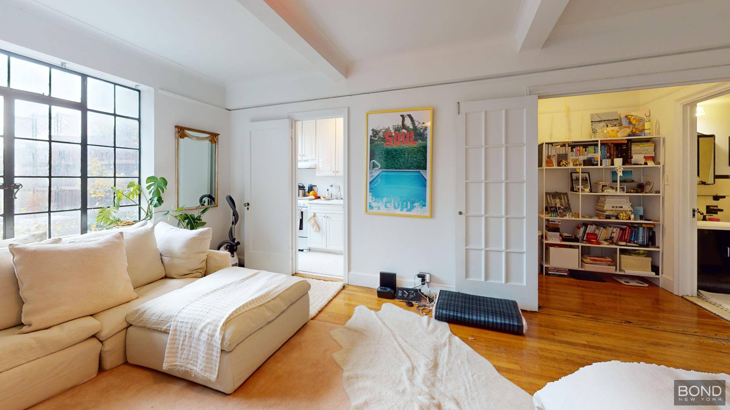 Massive studio in a prewar 24 hour doorman building in prime West Village location.
