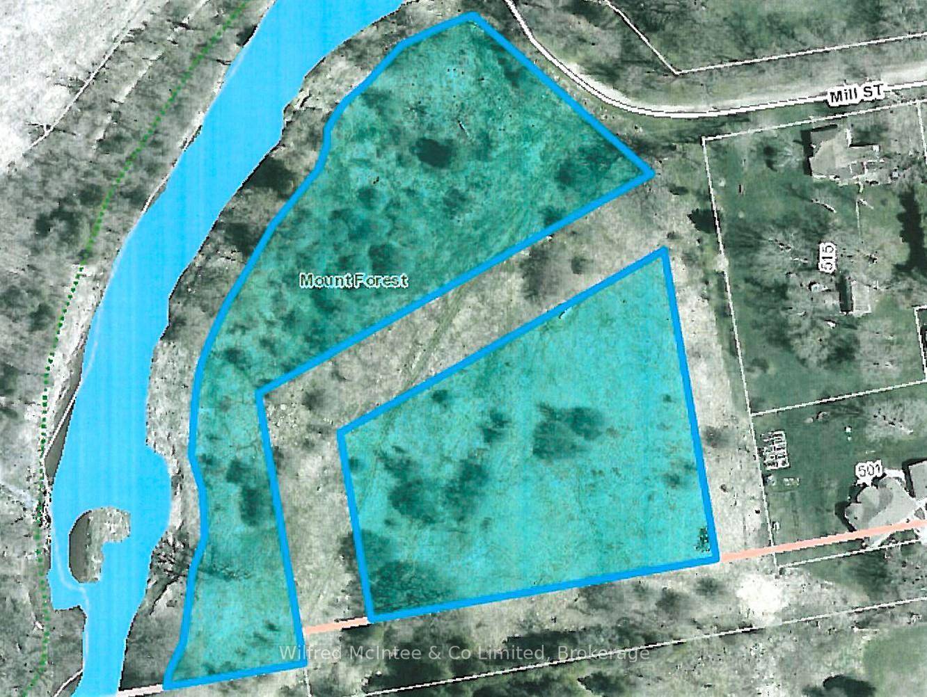 Riverfront property with 2 separate lots selling together for a total of 4.