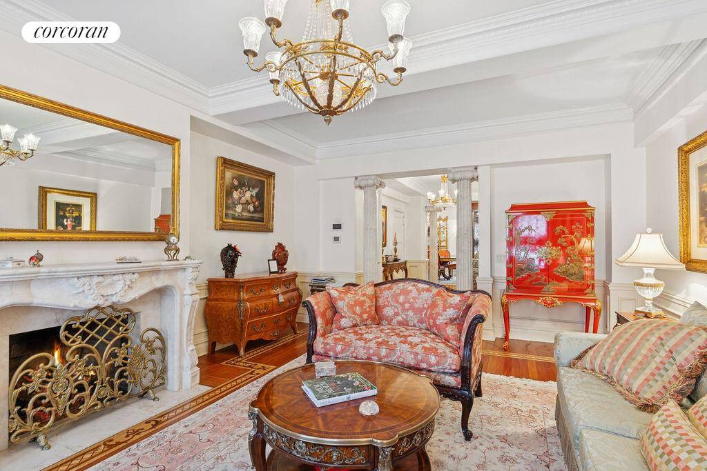 Distinguished Park Avenue Home on the Upper East Side with Separate First Floor Maids room.