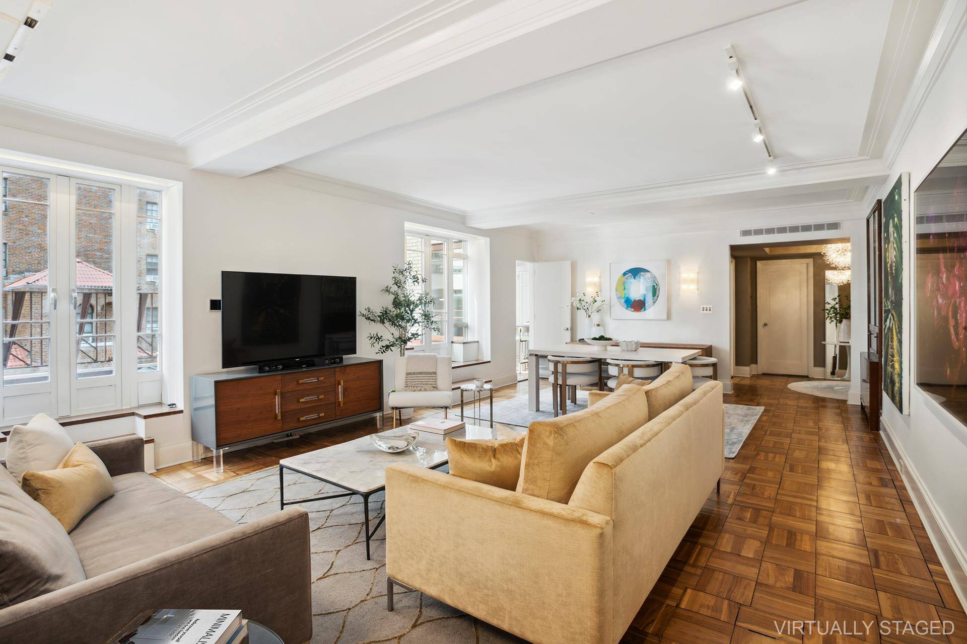 This rare find, a prewar condo with a large terrace on CPW.