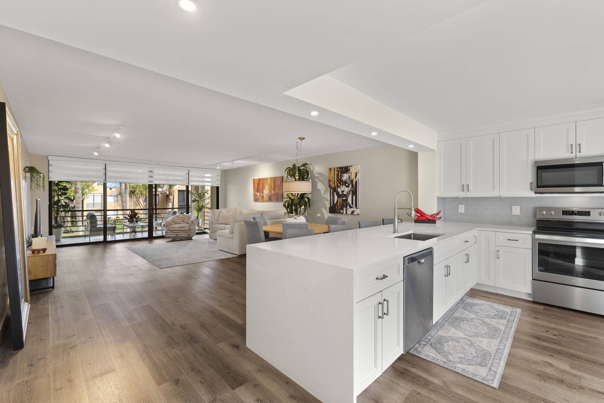Welcome to this spacious and beautifully updated 2 bedroom, 2 bath condo nestled in a serene golf community offered fully furnished and completely turnkey just bring your suitcase !