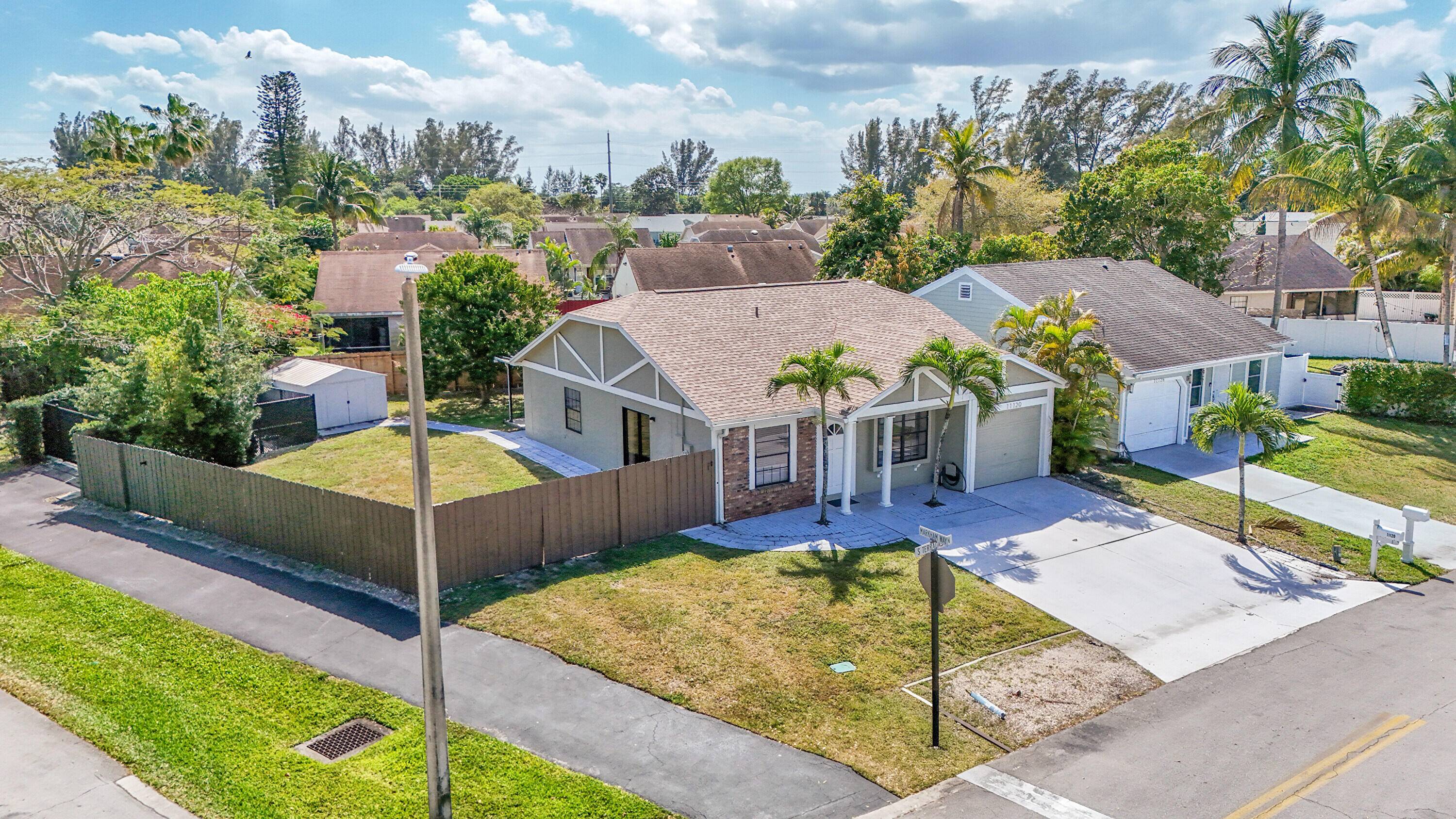 This stunning, renovated CORNER one story single family home is situated on nearly 7470 Sq Ft lot, offering plenty of room for a pool !