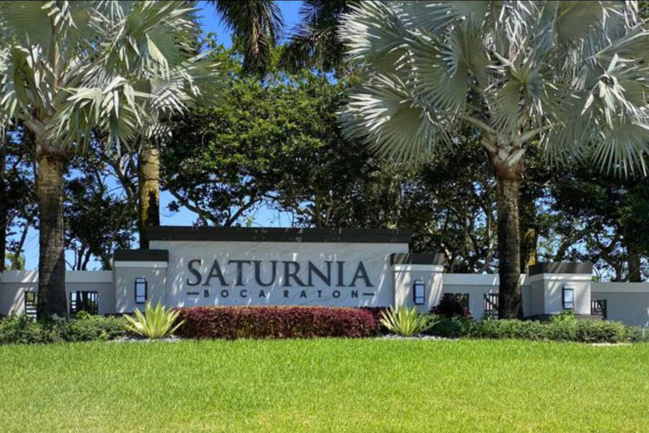 Located in the extremely desirable community of Saturnia, in west Boca Raton.