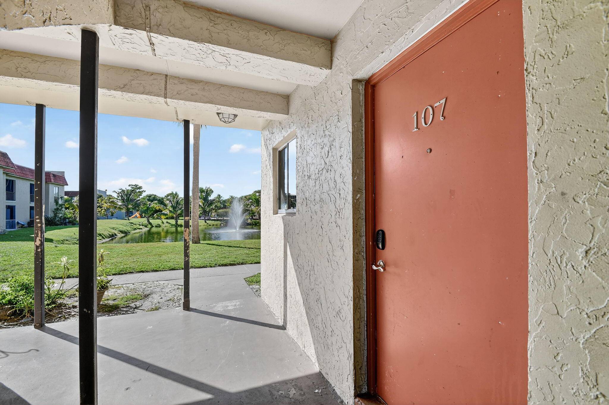 This bright and spacious 1 bedroom, 1 bath corner unit offers modern upgrades throughout and the convenience of first floor living.