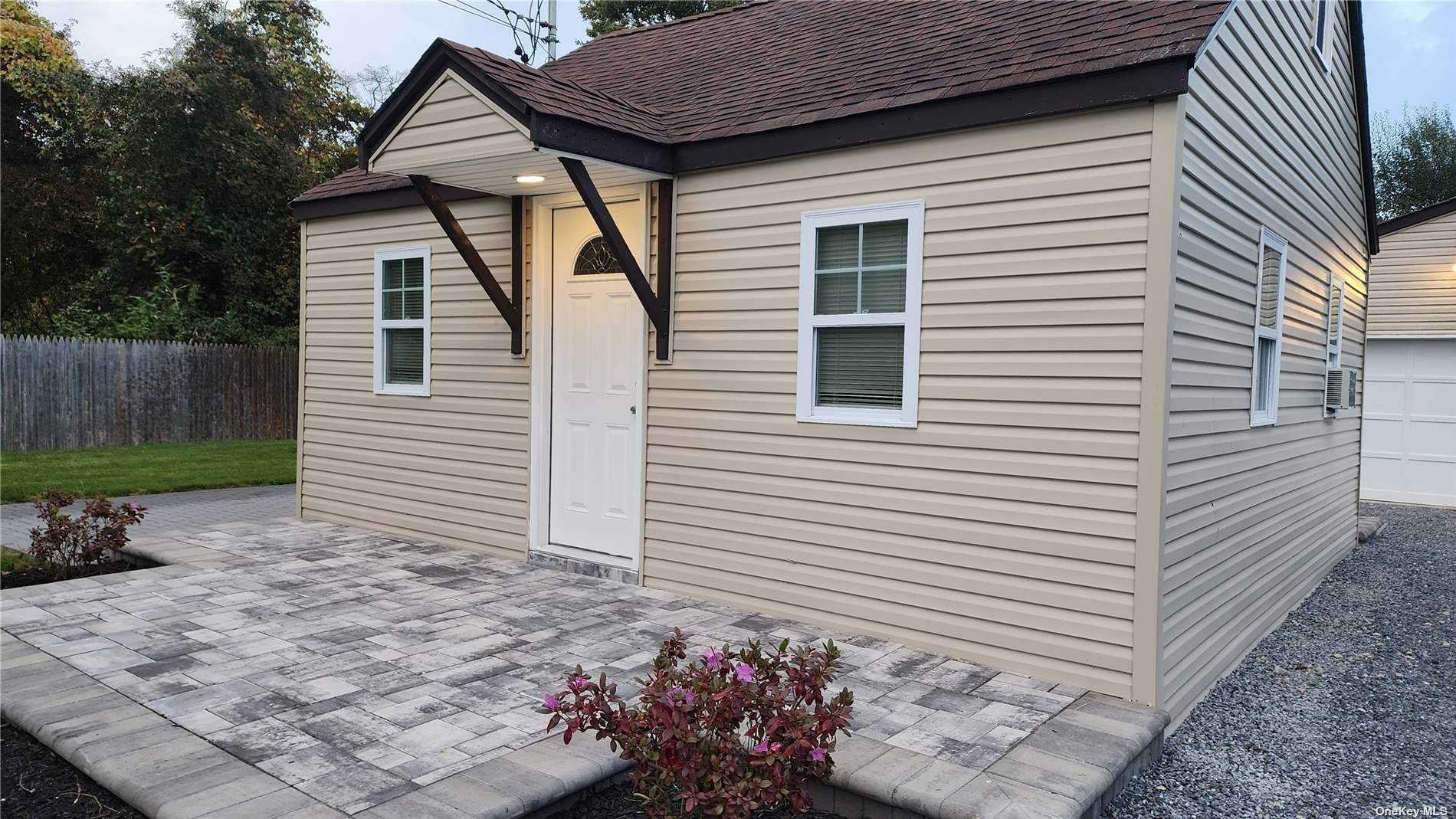 Low Taxes ! ! Recently Renovated and beautiful cozy 1 bedroom home with detached 2 car garage great for mechanic or storage garage features 220 electric too !