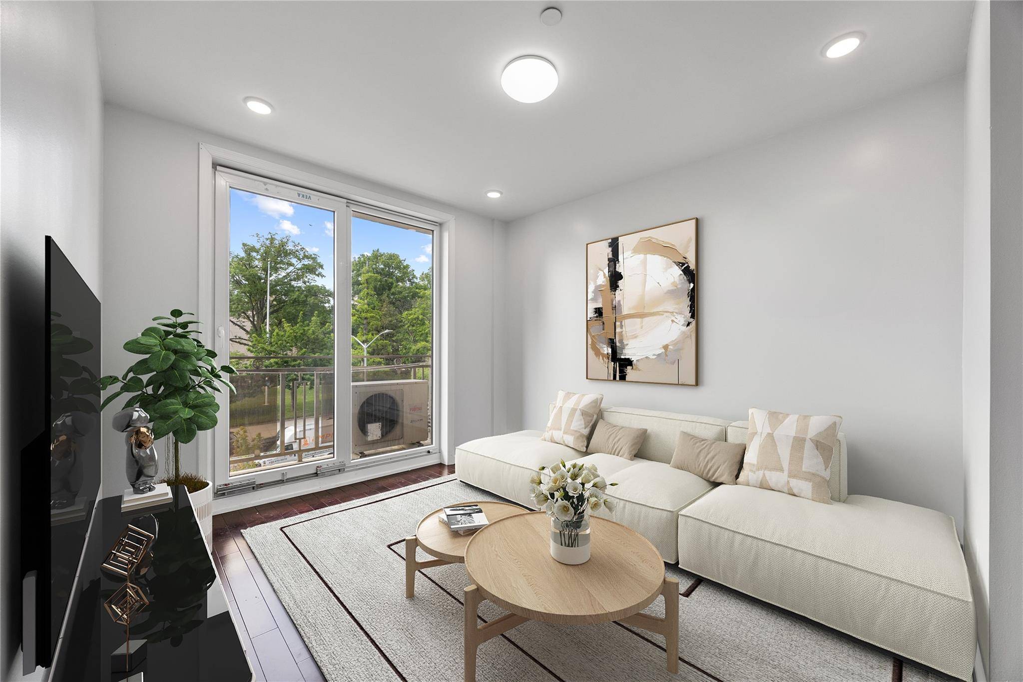 Introducing a stylish, newly constructed one bedroom condominium located in the heart of Flushing, offering 10 years of remaining tax abatement.