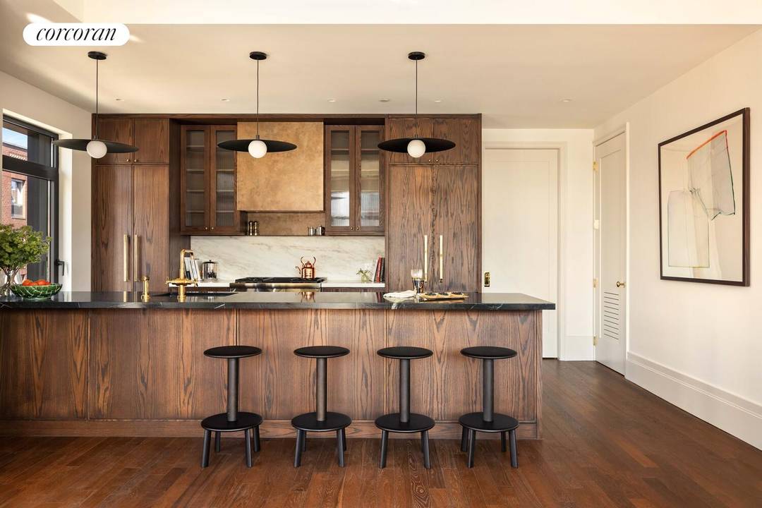 Unit 3E is a super special CORNER unit facing South and West with spectacular light, an enormous living room and kitchen with a wraparound terrace and water views, two spacious ...