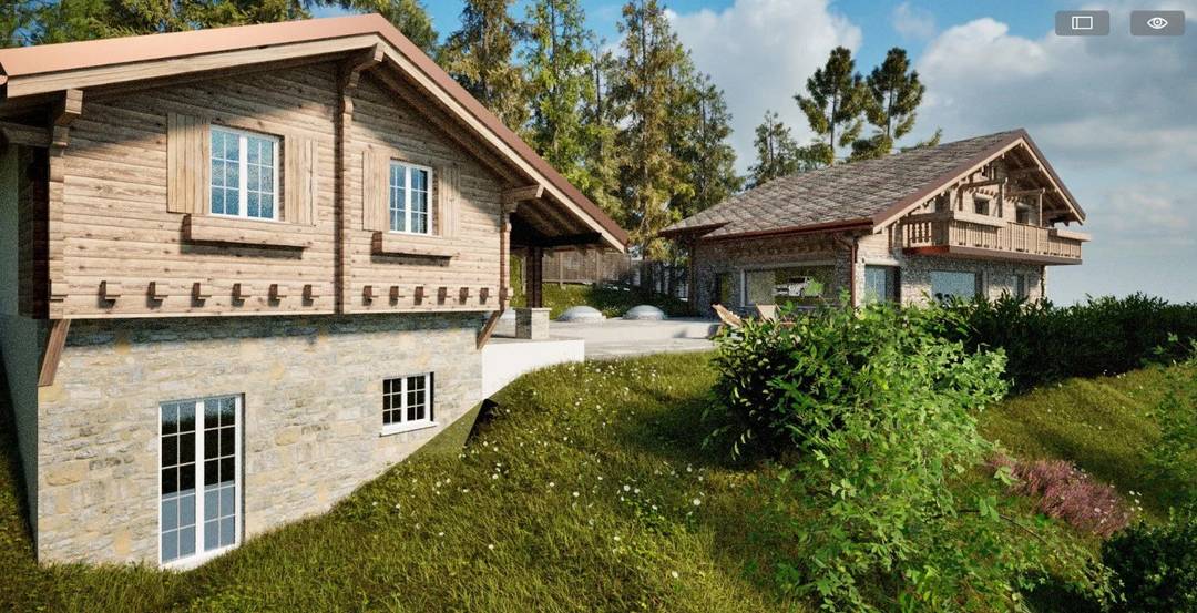 CRANS-MONTANA | LUXURY CHALET WITH PANORAMIC VIEW AND INDOOR POOL