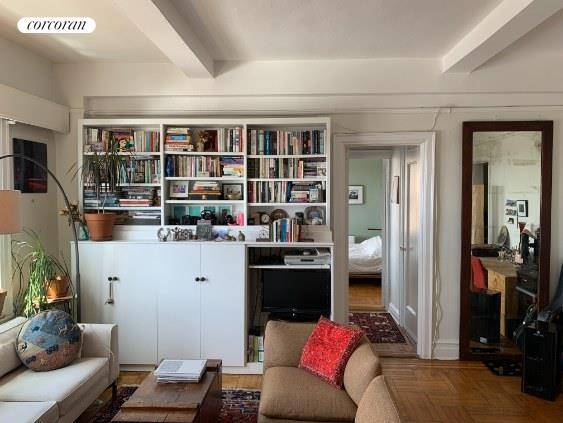 This super spacious beautiful one bedroom co op can easily be used as a two bedroom.