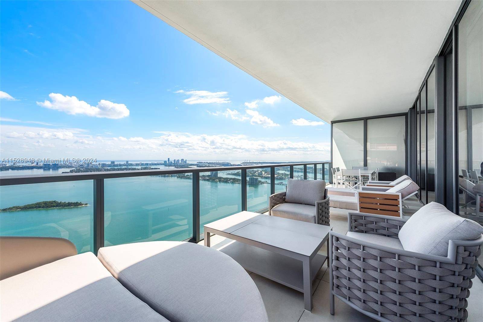 Exquisite waterfront residence at Elysee ideally situated along Biscayne Bay in the Edgewater Miami neighborhood offering sheer sophistication with a modern flair.