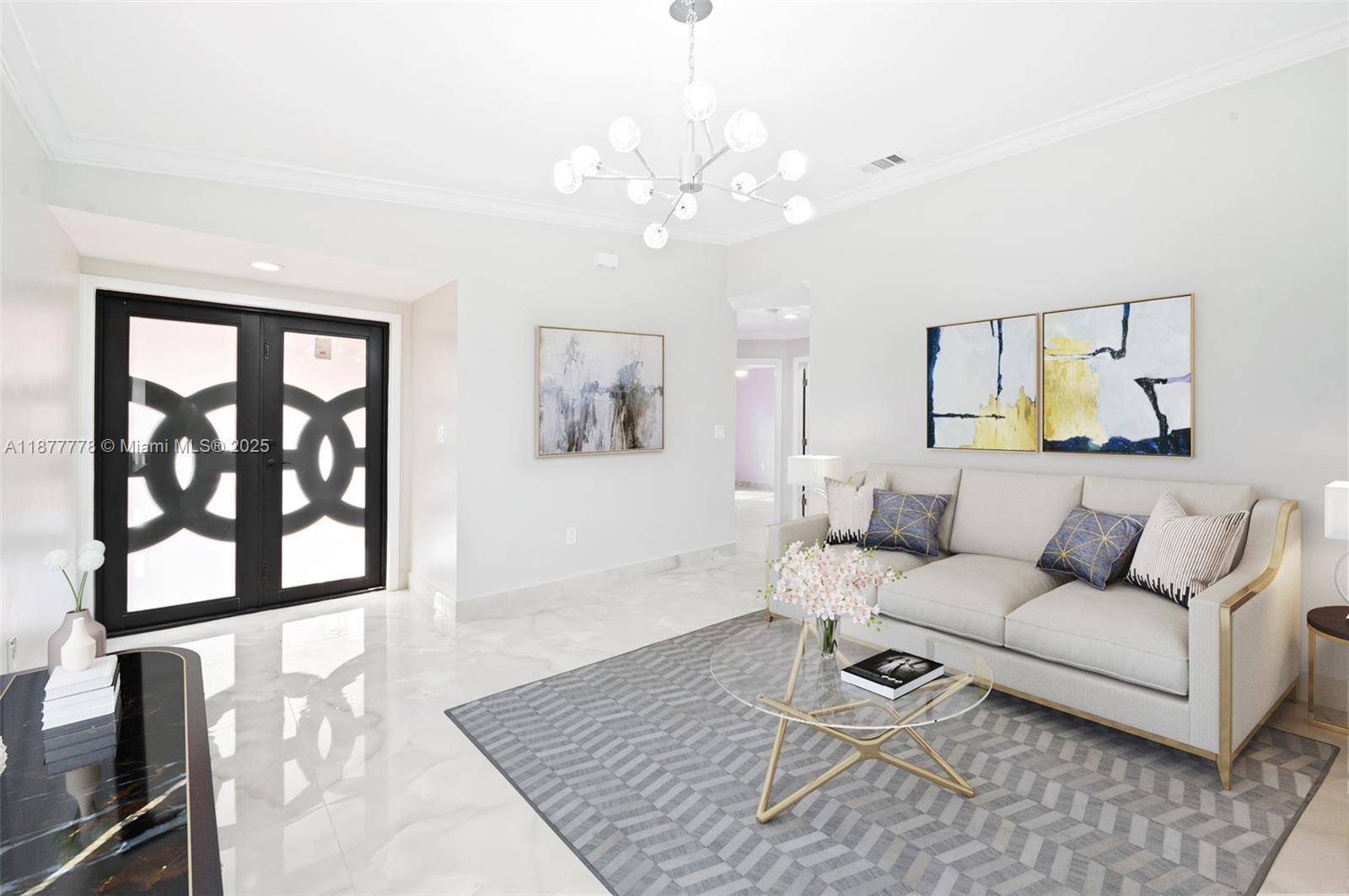 Completely renovated 4 bedroom, 2 bath home on a corner lot in Hialeah Gardens !