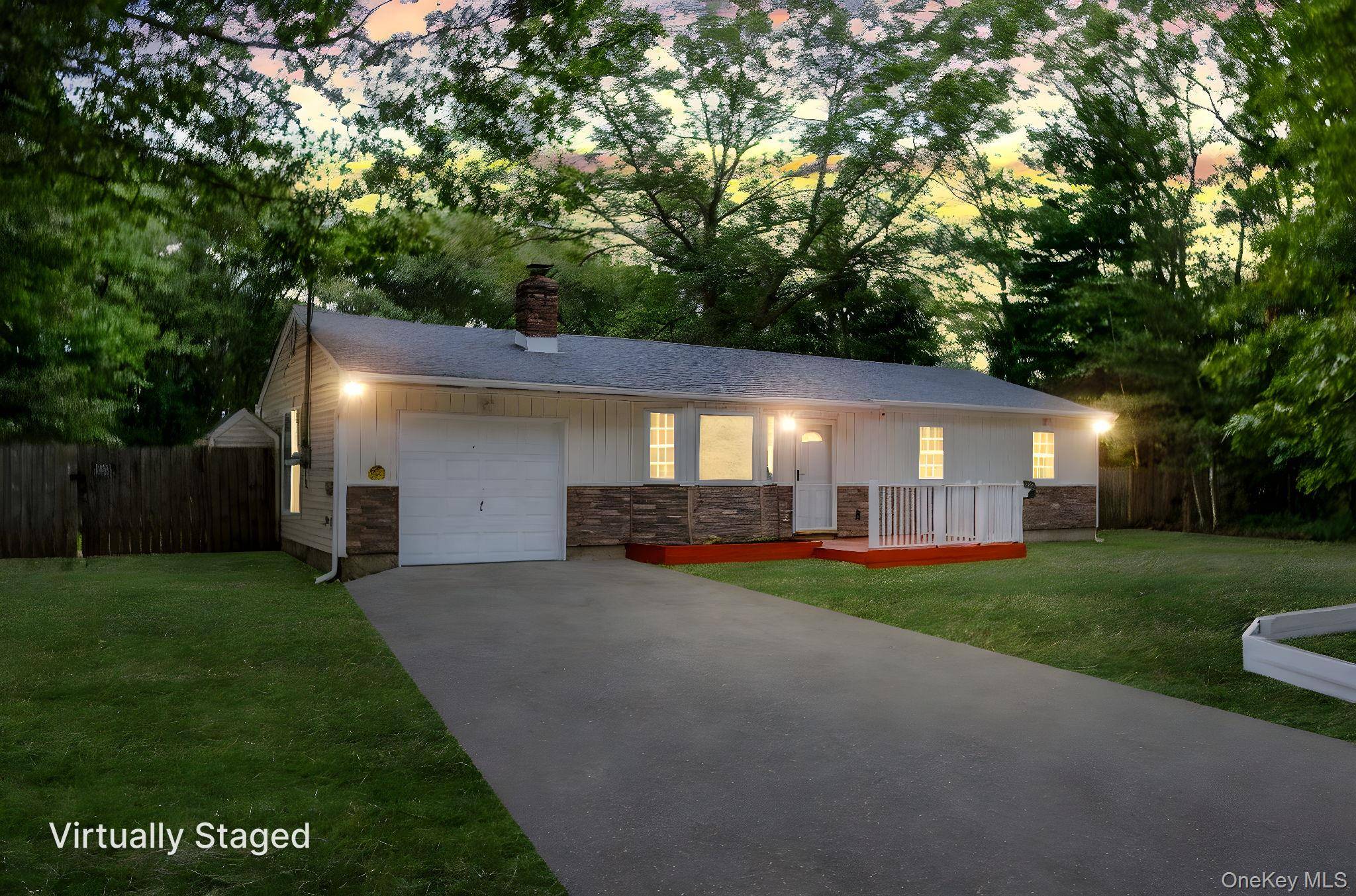 Welcome to this stunning fully renovated ranch, offering 3 spacious bedrooms and 2 beautifully updated full bathrooms, including a private en suite in the primary bedroom.