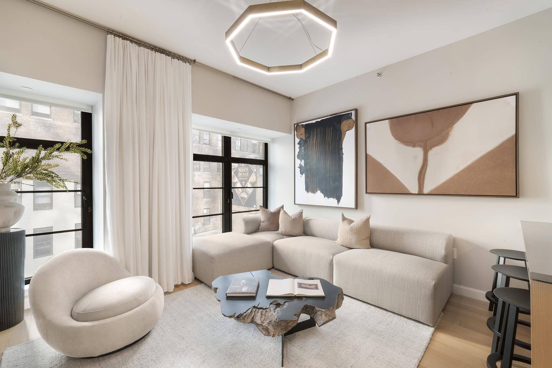 Move In Ready, New NoMad 1 bedroom with Home Office Den and two full bathrooms.