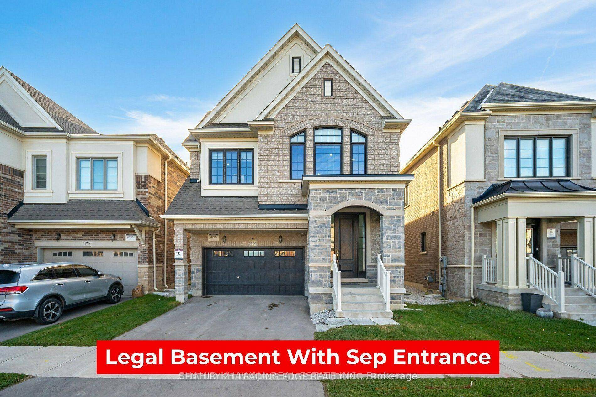 Beautifully Finished 2 Bedroom Legal Basement Apartment With Private Entrance In Prime Milton Location !