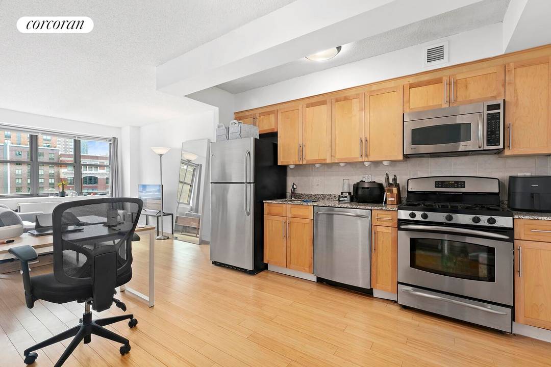 Come see this bright, sunlit south facing, alcove condo studio at 516 W 47th Street, Apt.