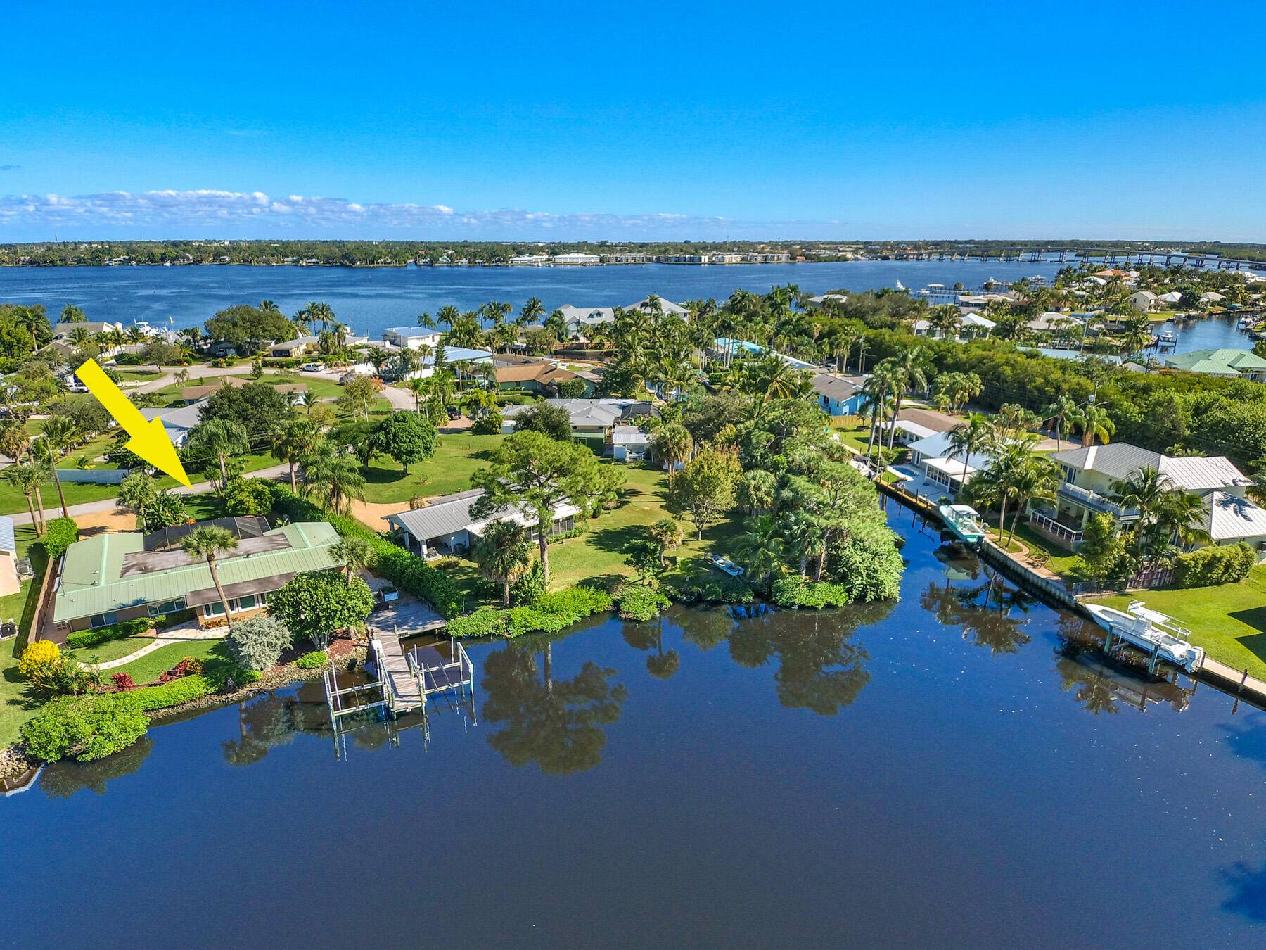 Waterfront Oasis. Located in Pelican Cove, a small cul de sac community providing all of the waterfront amenities privacy.
