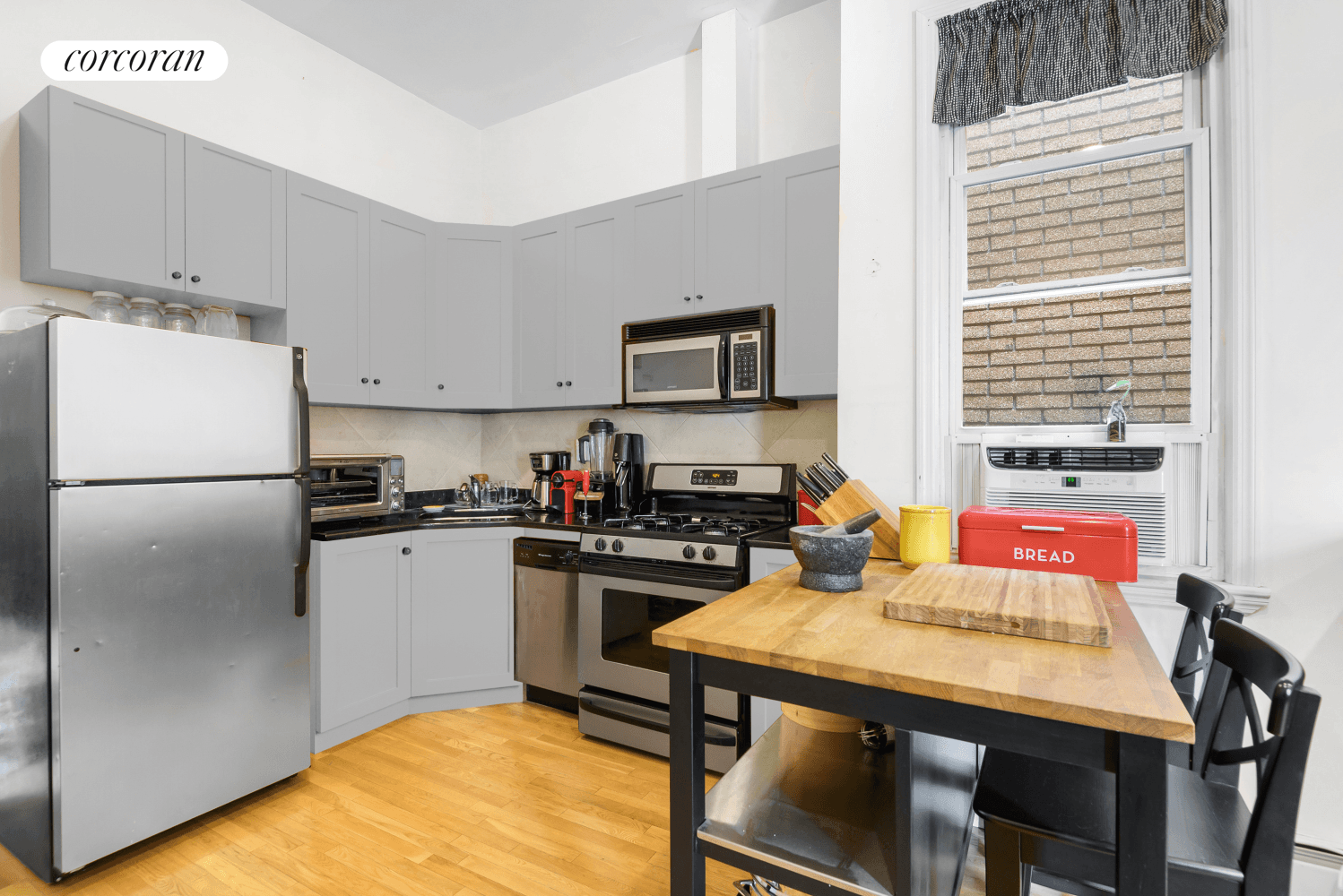 Renovated large 2 amp ; 1 2 bedroom and, two full bathroom apartment in South Park Slope is available.