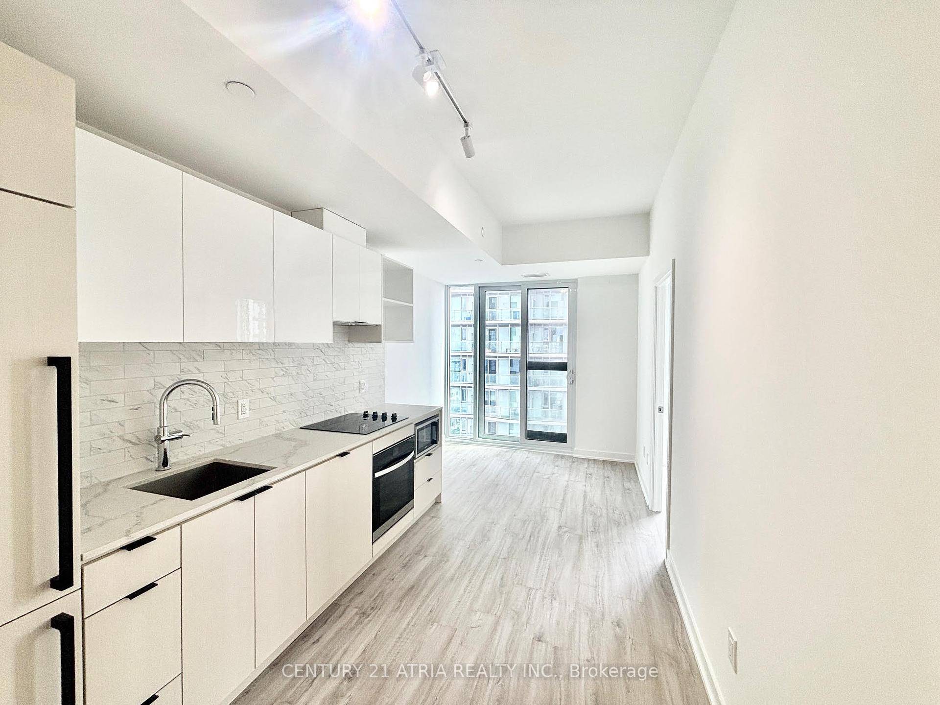 Welcome to this Spacious and brand new, never occupied 1Bed Den 2nd Bedroom, separate room with 2 full bathrooms with stylish laminate flooring throughout.
