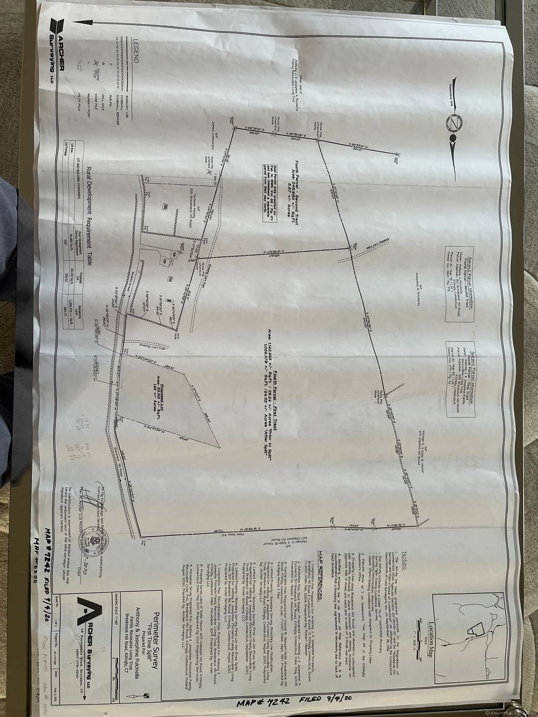 216 acre tract of absolutely gorgeous woodland with some fields, small stream, some wetlands, pine hardwood forests, apple and chestnut trees, hiking and vehicle and Quad trails, Whole tract currently ...