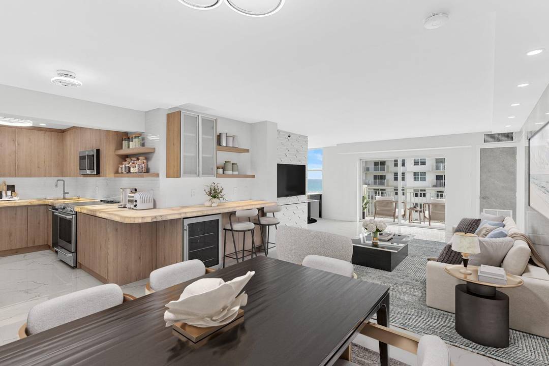 Totally renovated high floor at 45 Ocean.