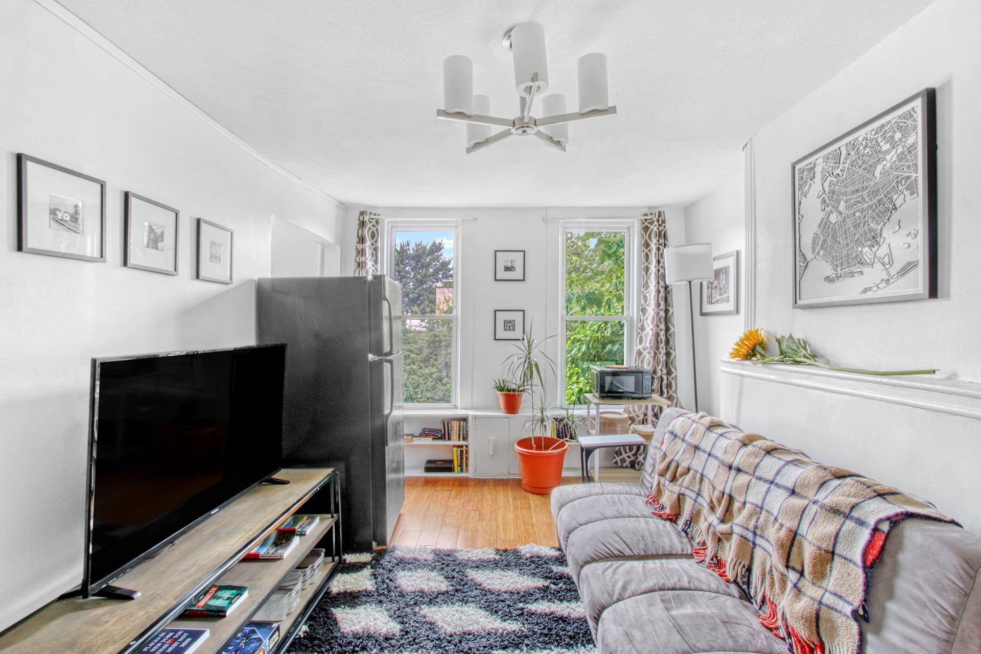 Introducing 45 Pilling Street, a charming early twentieth century two family townhouse located on a tree lined block in Bushwick, nestled between Bushwick Avenue and Broadway.