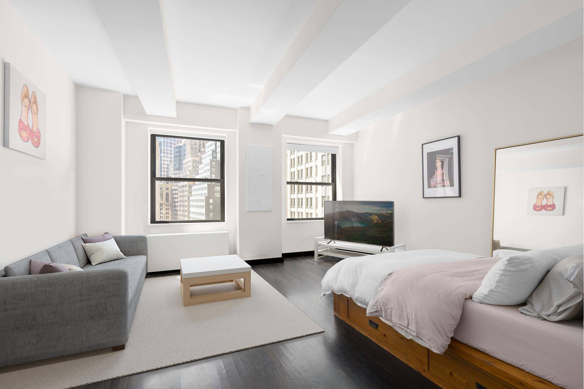 675 sq ft studio features 10.