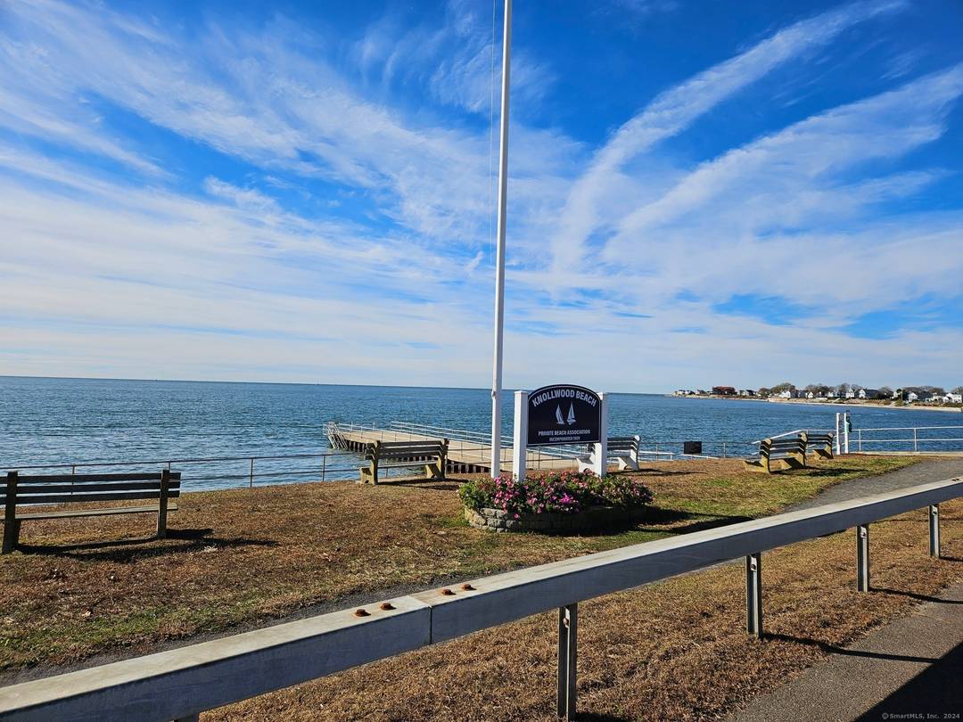 Classic New England year round beach house across the street from the ocean in the private Knollwood beach area.