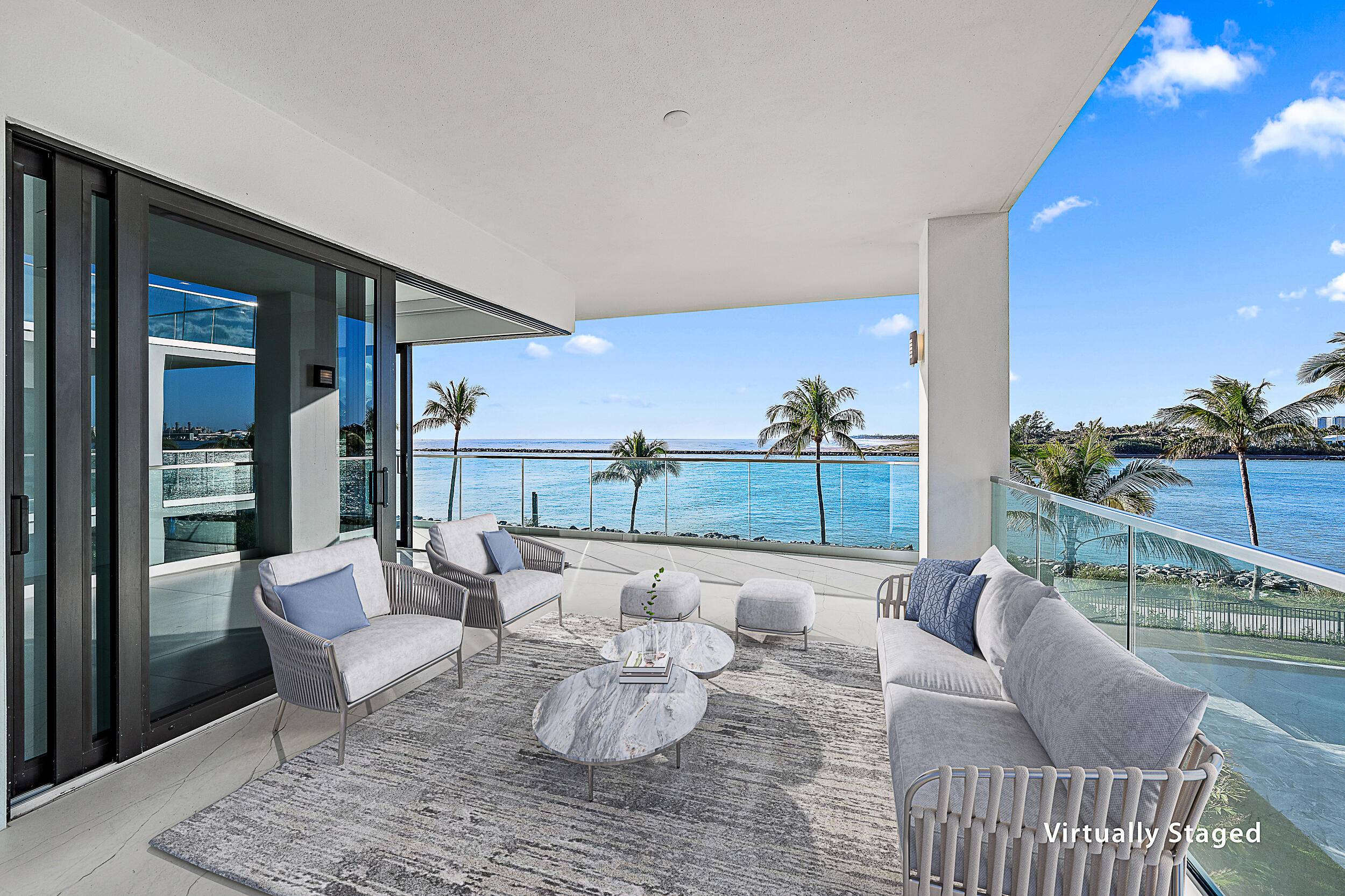 The inlet's crystal clear waters offer the perfect backdrop for an ideal coastal retreat just steps from the inlet.