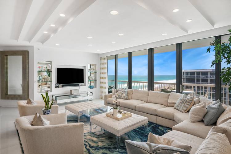 Palm Beach Rarely available Penthouse rental with direct ocean amp ; intracoastal views at Sloan's Curve.
