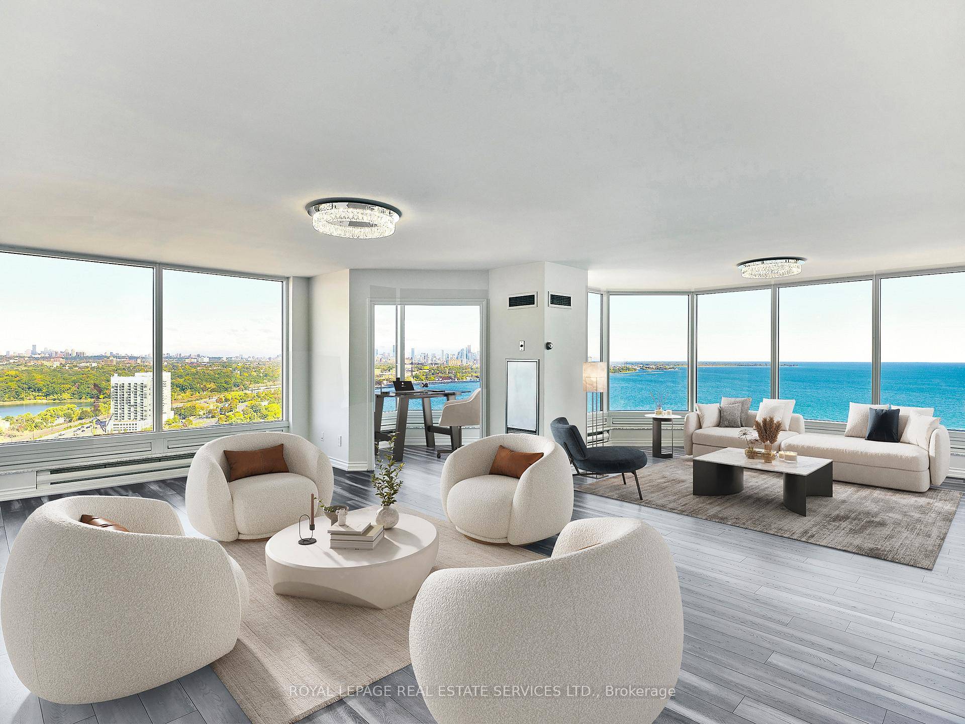 Suite 3101 is a stunning, palatial condominium residence, with approximately 2, 836 square feet of luxury living space, 3 bedrooms, and the most enchanting views of the lake, the city ...