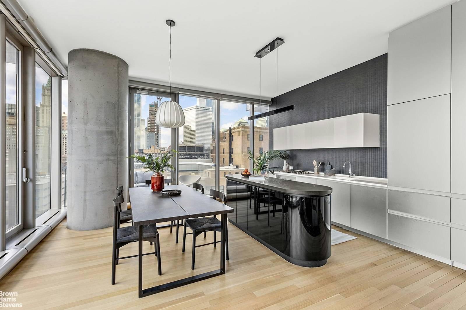 Breathtaking views of the downtown skyline and river greet you in this masterfully crafted condo by Herzog amp ; de Meuron.