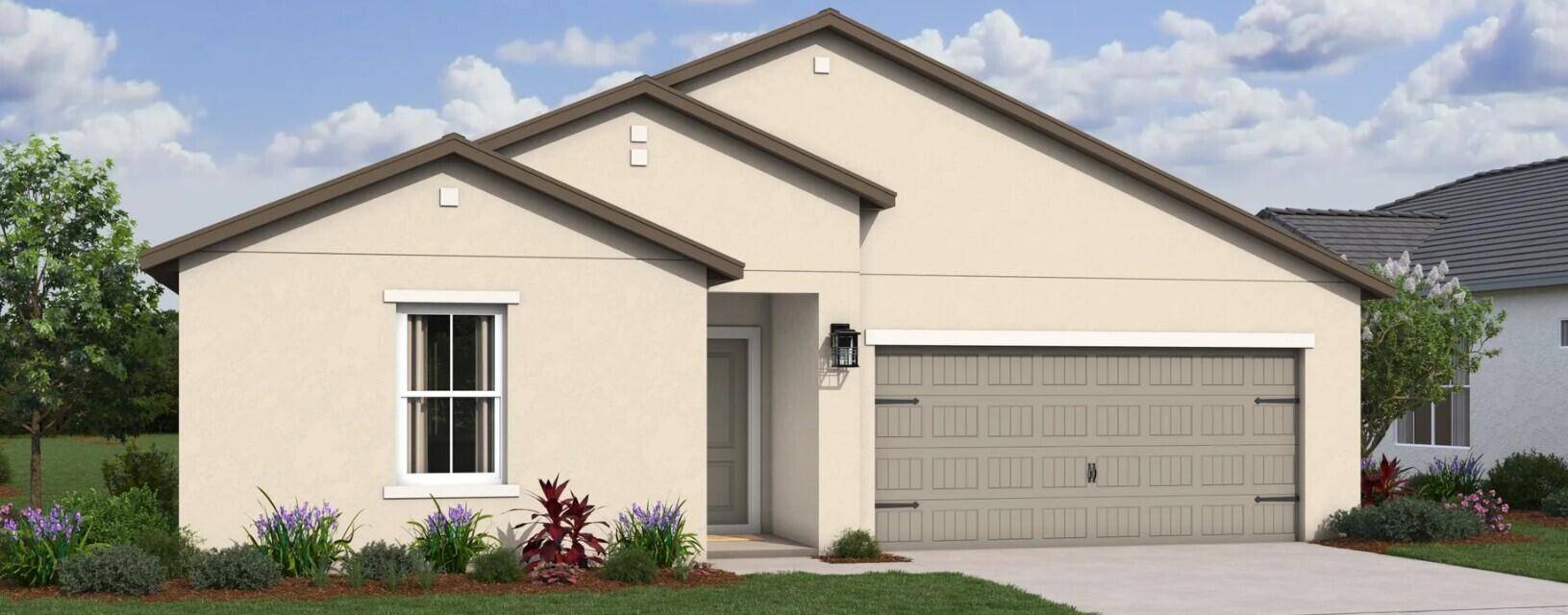 This great 4 BR ; 2 Ba home with covered lanai and two car garage home offers an open floorplan.