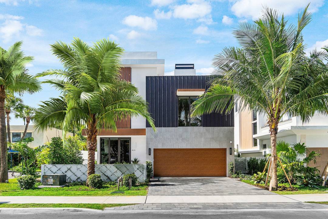 The Bal Harbour at Cache11, 810 Palm Trail, Delray Beach, FL 33483 offers 5 bedrooms, 5 full bathrooms, and two half bathrooms that unfold across 7, 996 total square feet, ...