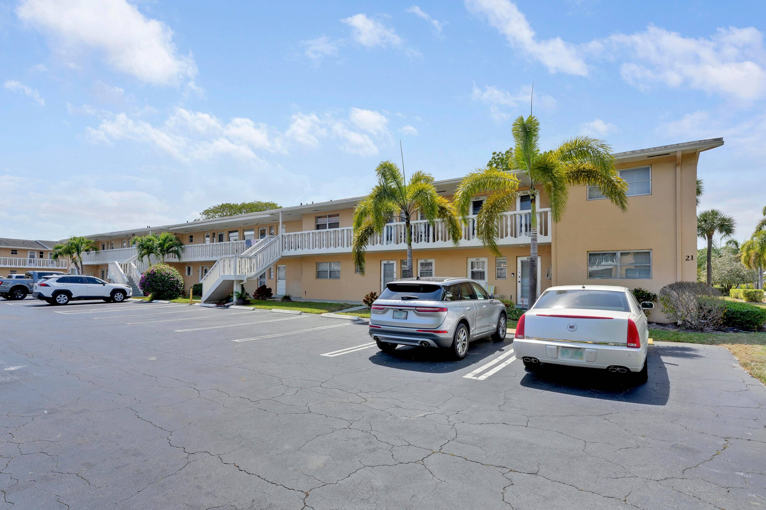Welcome home to this move in ready ground floor 2 bed, 2 bath condo in the 55 community of Village Royale !