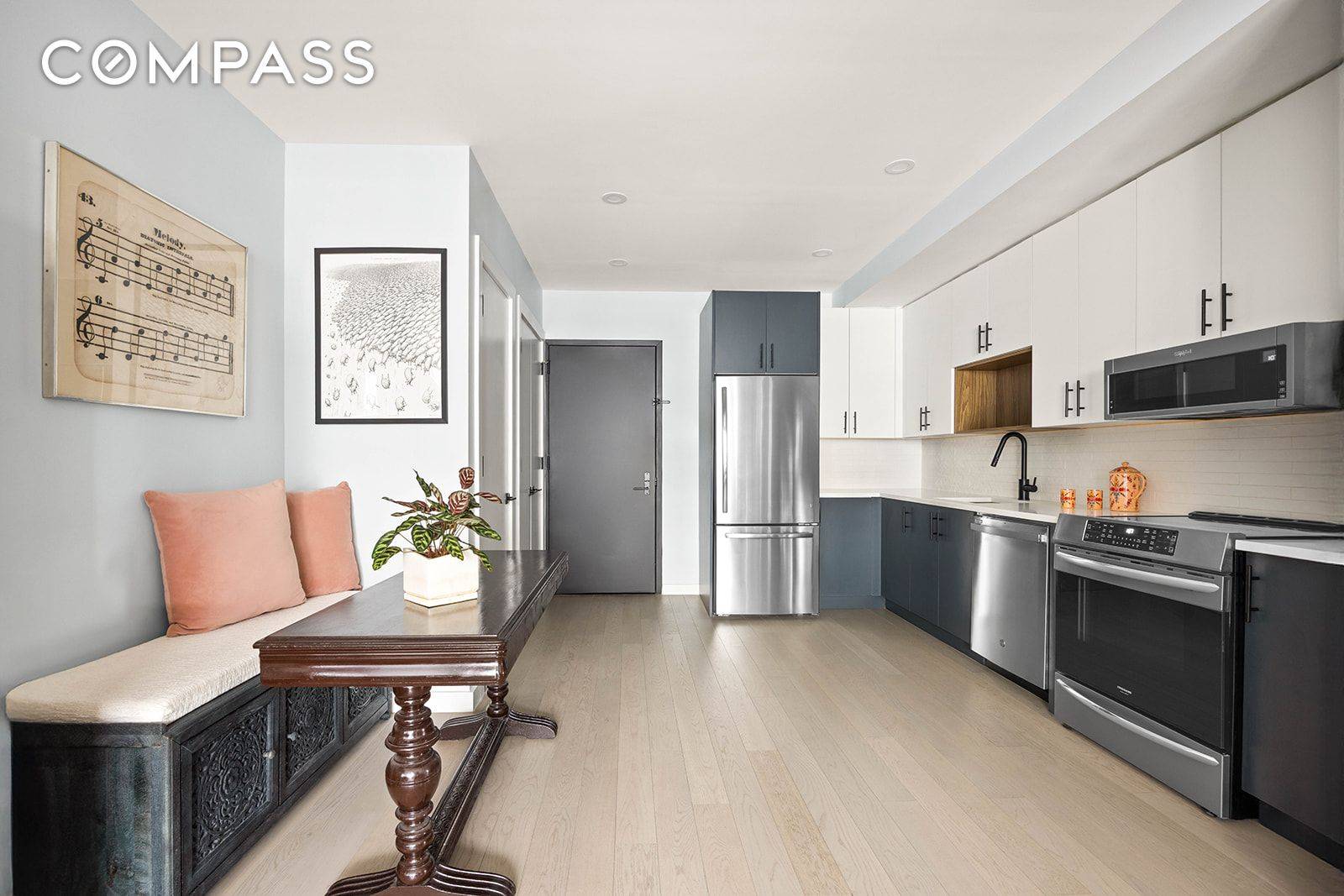 Welcome to Unit 3D at The Evergreen on Putnam, a thoughtfully designed 2 bedroom condominium with an open layout, premium finishes and a private balcony in one of Brooklyn s ...