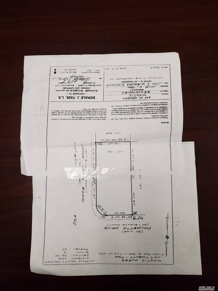 Buildable, residential lot.