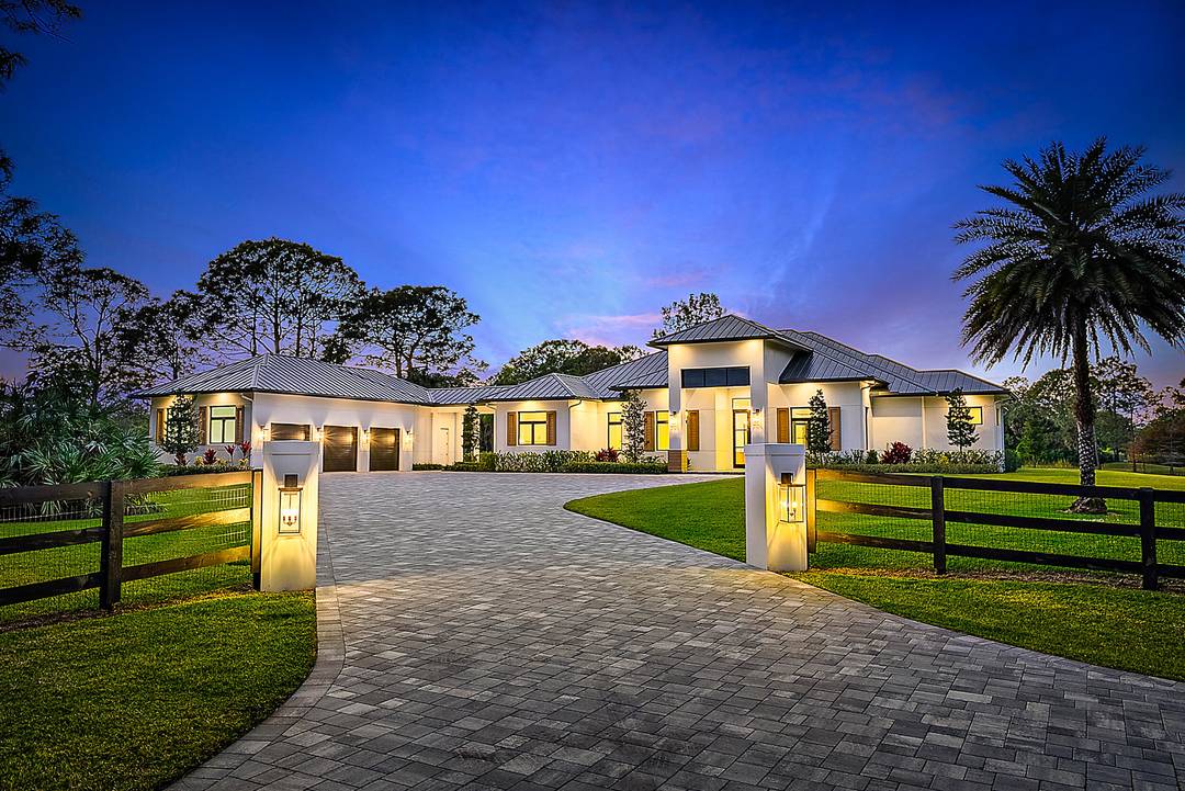 Set across 6. 51 acres within a private estate community of spacious homesites and custom residences, this newly built home offers privacy, scale, and presence.