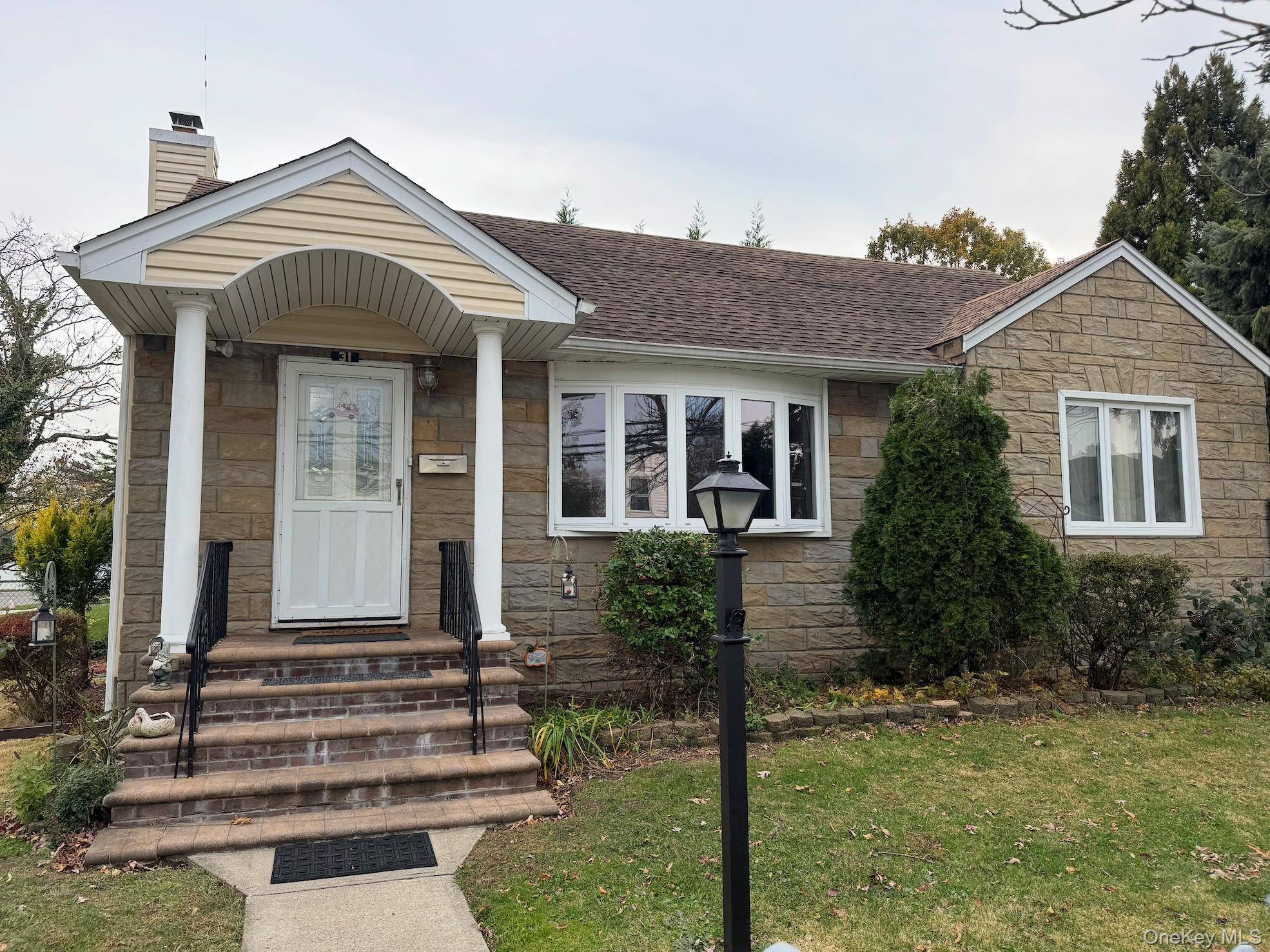 Freshly painted Ranch home with 3 bedrooms, full bathroom, nice size living room, kitchen, full finished basement with bonus full bathroom, 1 car detached garage.