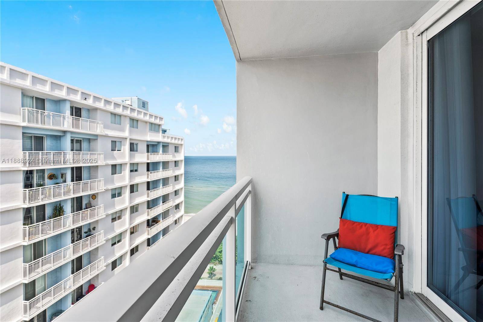 Spacious 1B 1. 5B at The Collins, an ocean front building projected by Morris Lapidus in the 60's and completely remodeled in 2002.