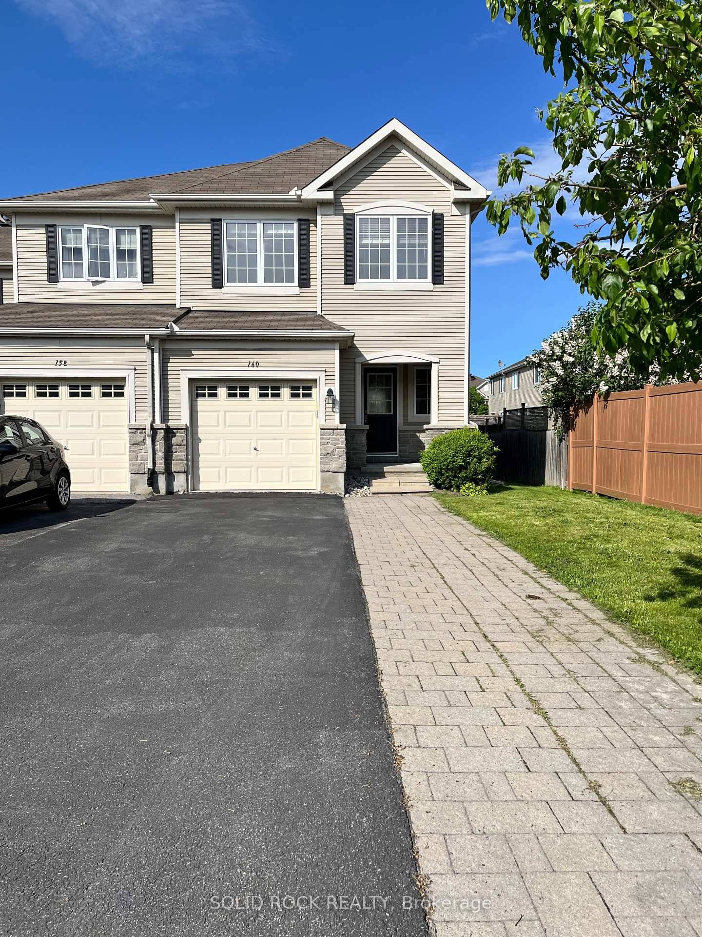 This freshly painted 3 bedroom, 2.