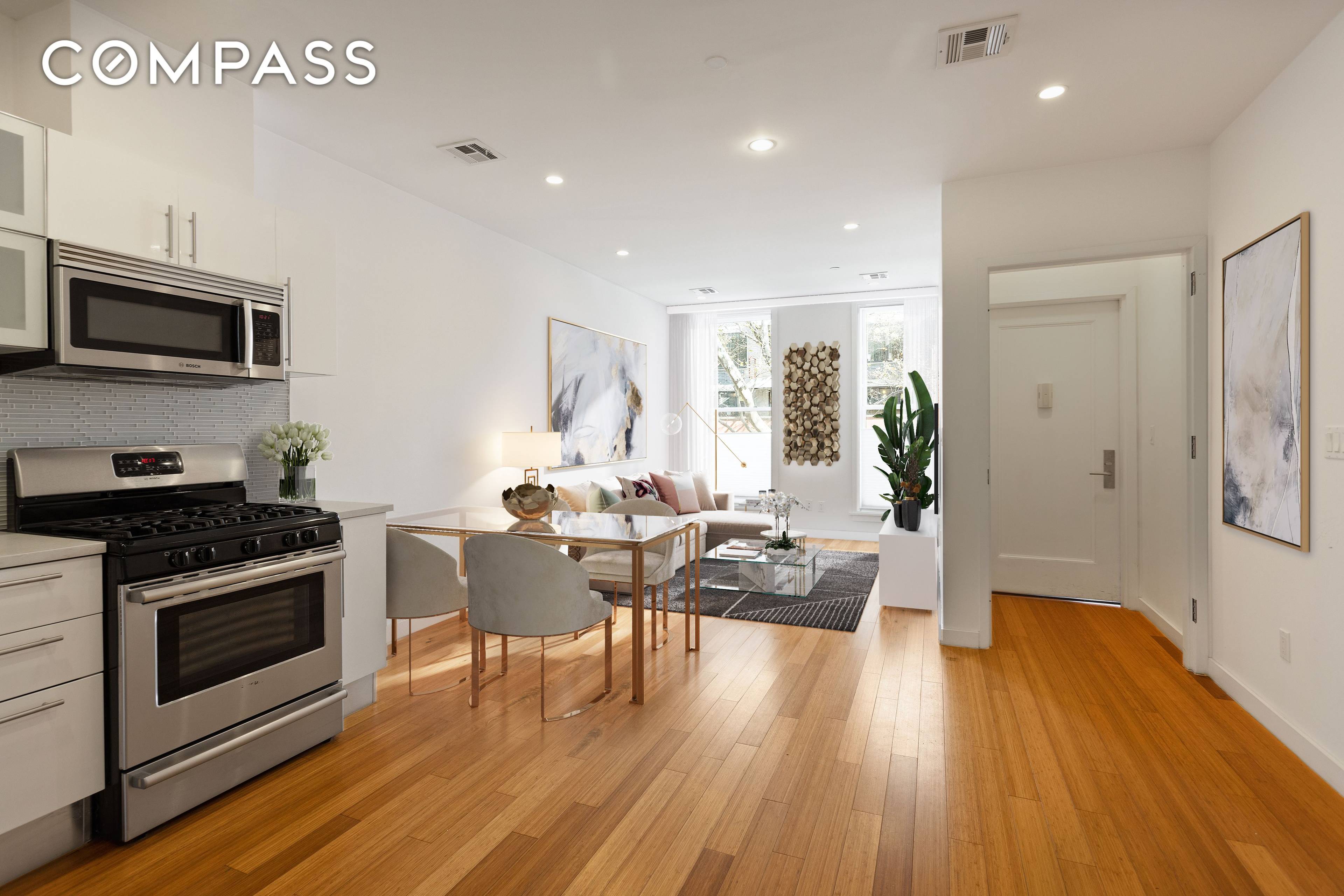 Located on the parlor level, this magnificent 2 bedroom, 1 bathroom condo apartment is the perfect opportunity to live in North Park Slope !