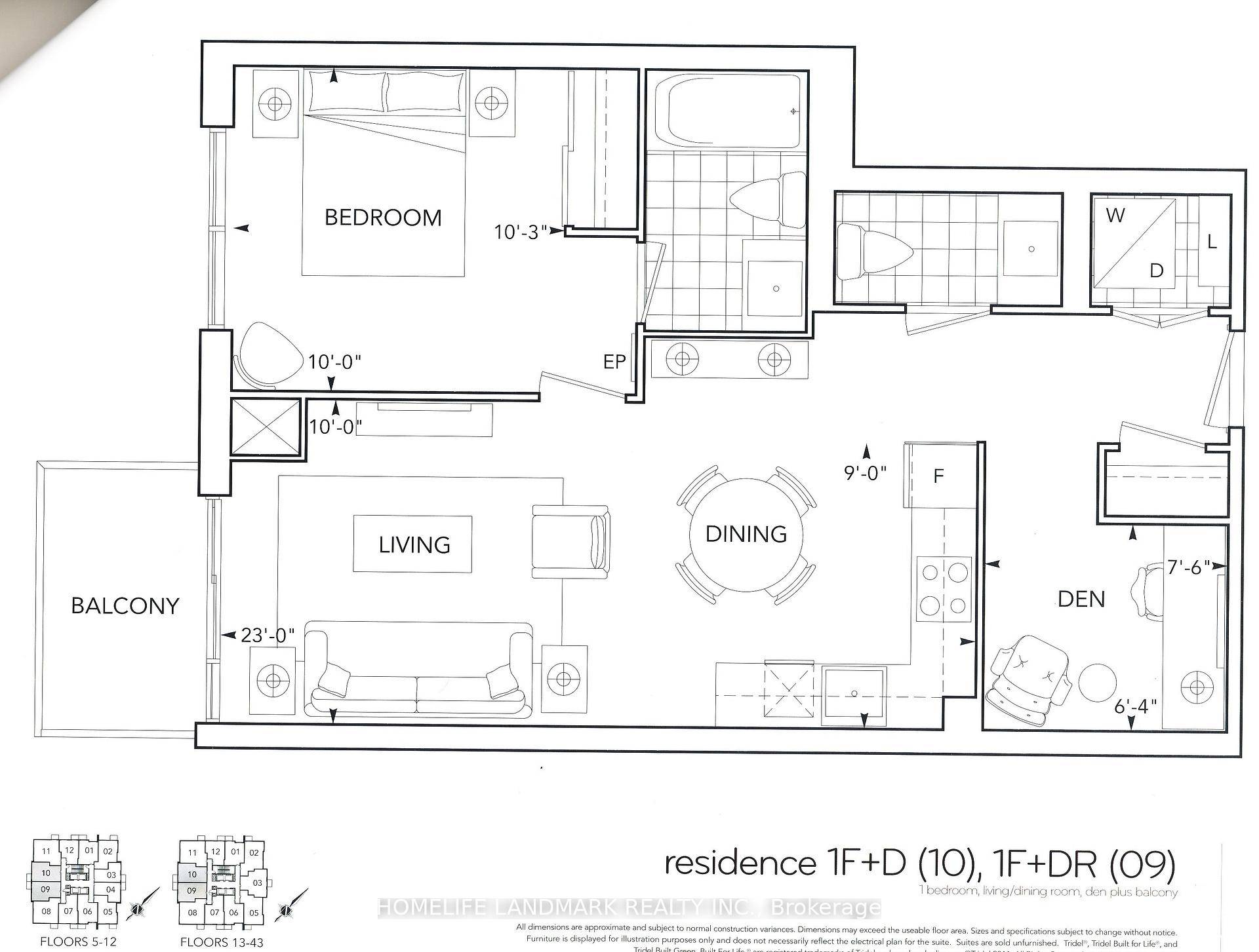 Tridel Luxury Built Condo at Atria.