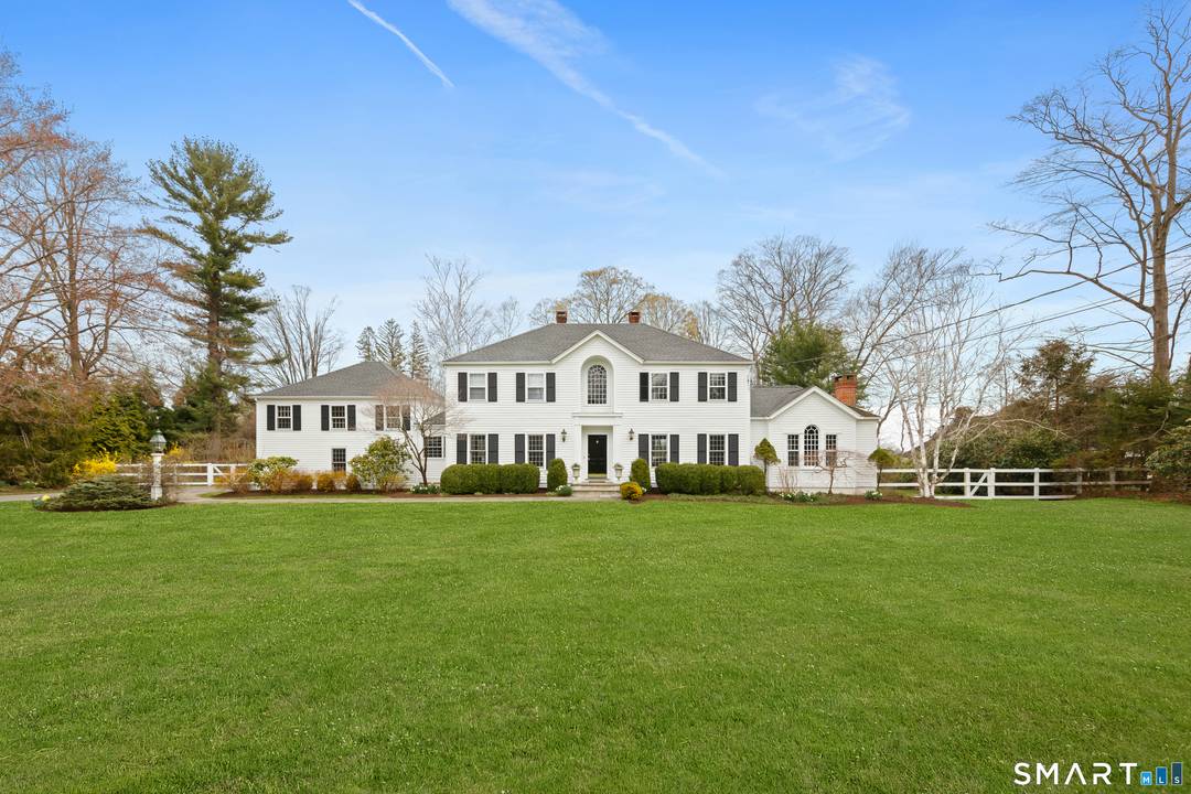 A Connecticut Classic this center hall Colonial is located on the most charming stretch in Greenfield Hill.
