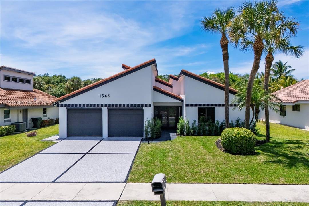 Completely reimagined contemporary residence in East Boca Raton !