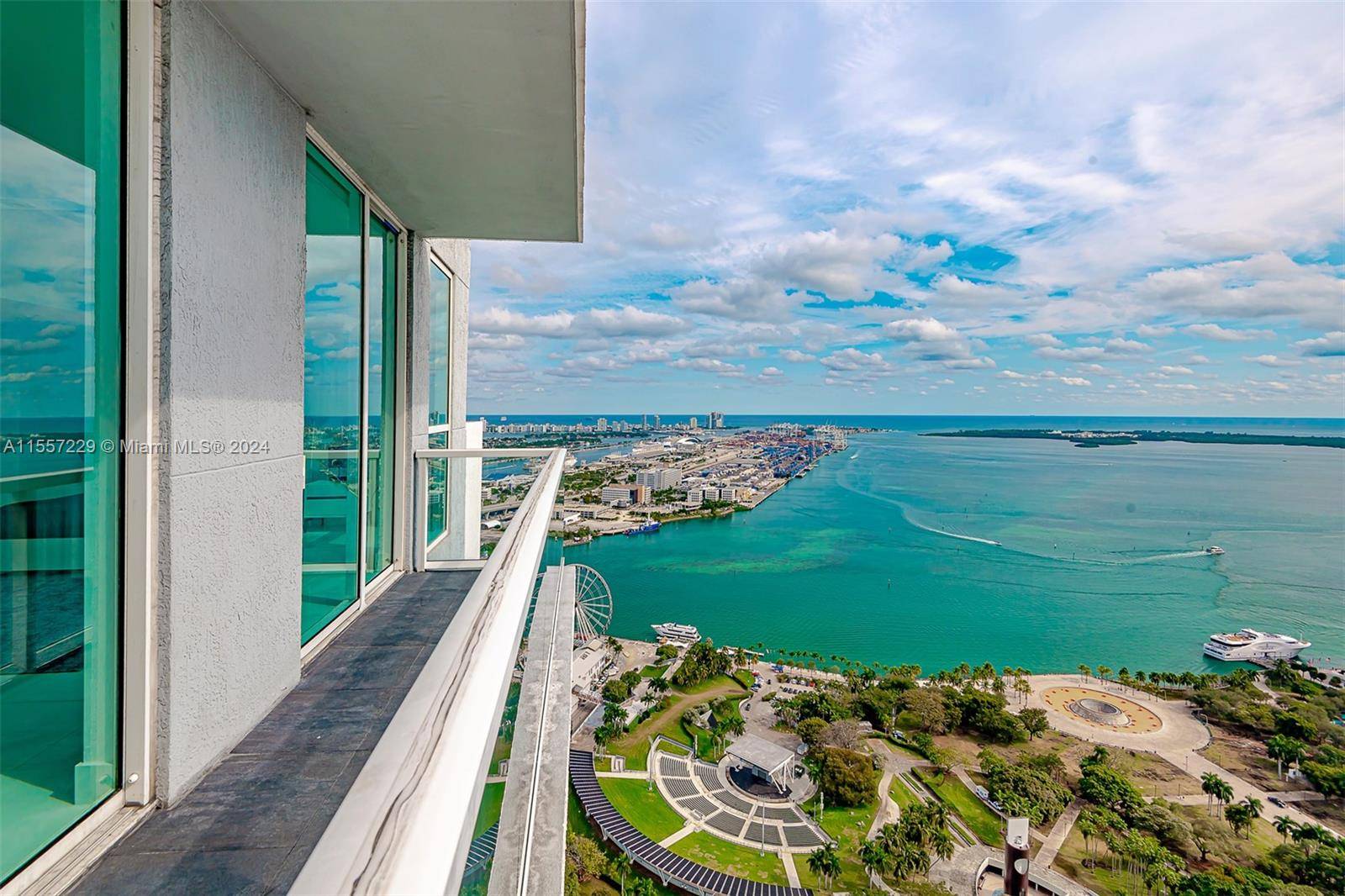 Opulent 3 bed 4. 5 bath three story Upper Penthouse with miles of wide open bay, ocean and city views.
