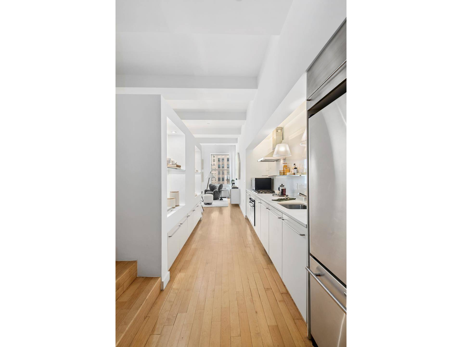 Welcome to Downtown by Philippe Starck at 15 Broad Street Phenomenal High Floor Double Alcove Loft Apartment.