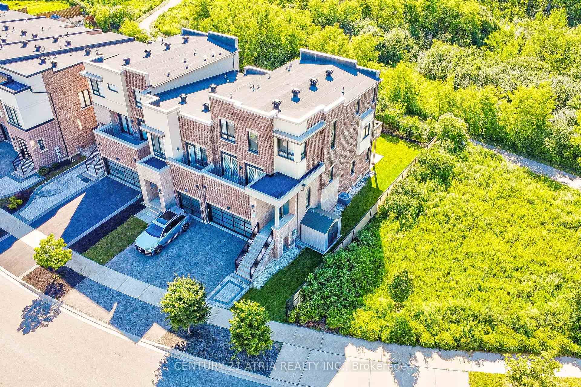 Luxurious 3 Story Corner Townhome with Walkout Privacy, Nature amp ; Modern Living !