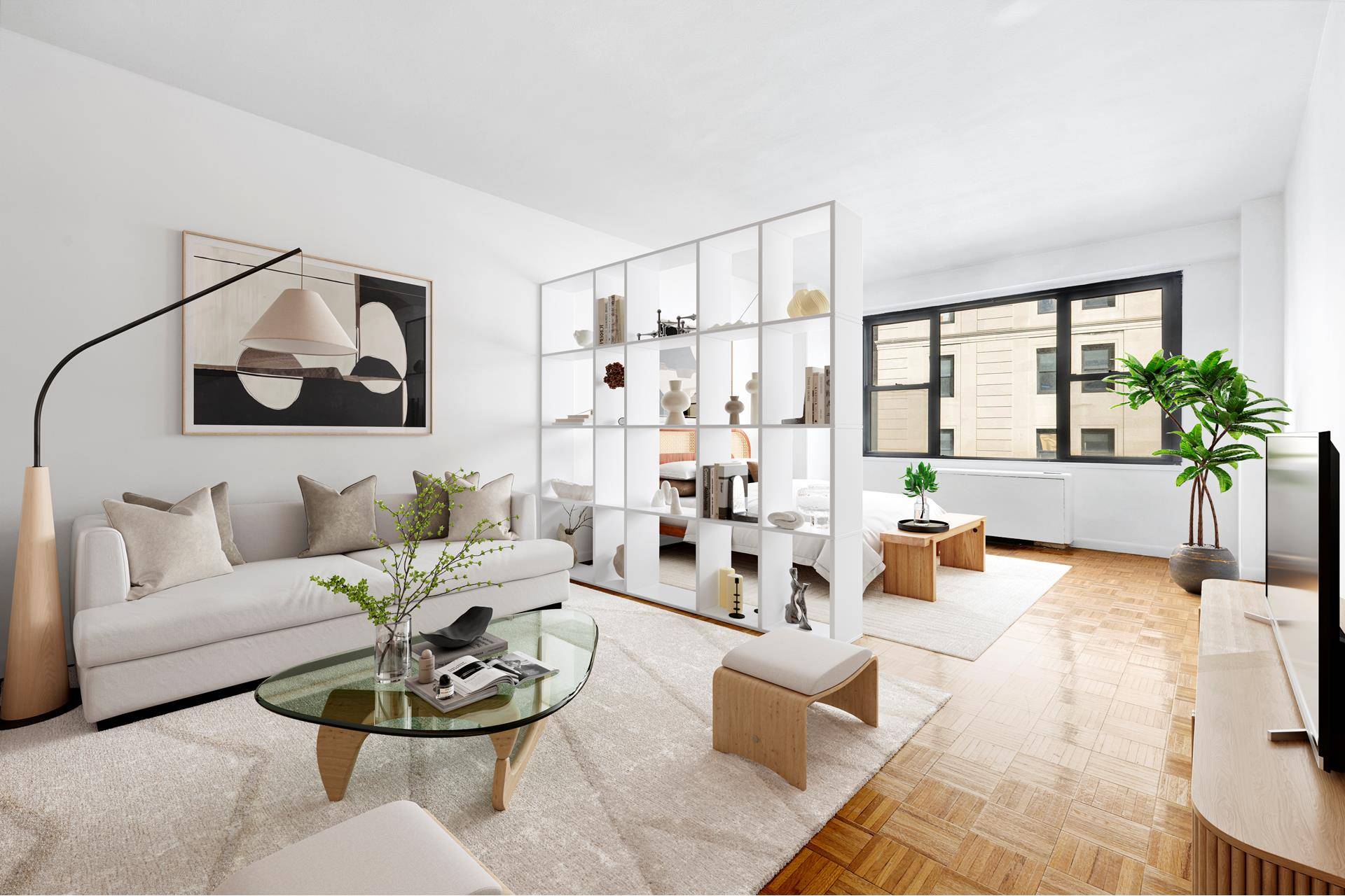 Located in Downtown Brooklyn and a block from Brooklyn Heights, this oversized studio is huge making this the perfect turn key property to call your home.