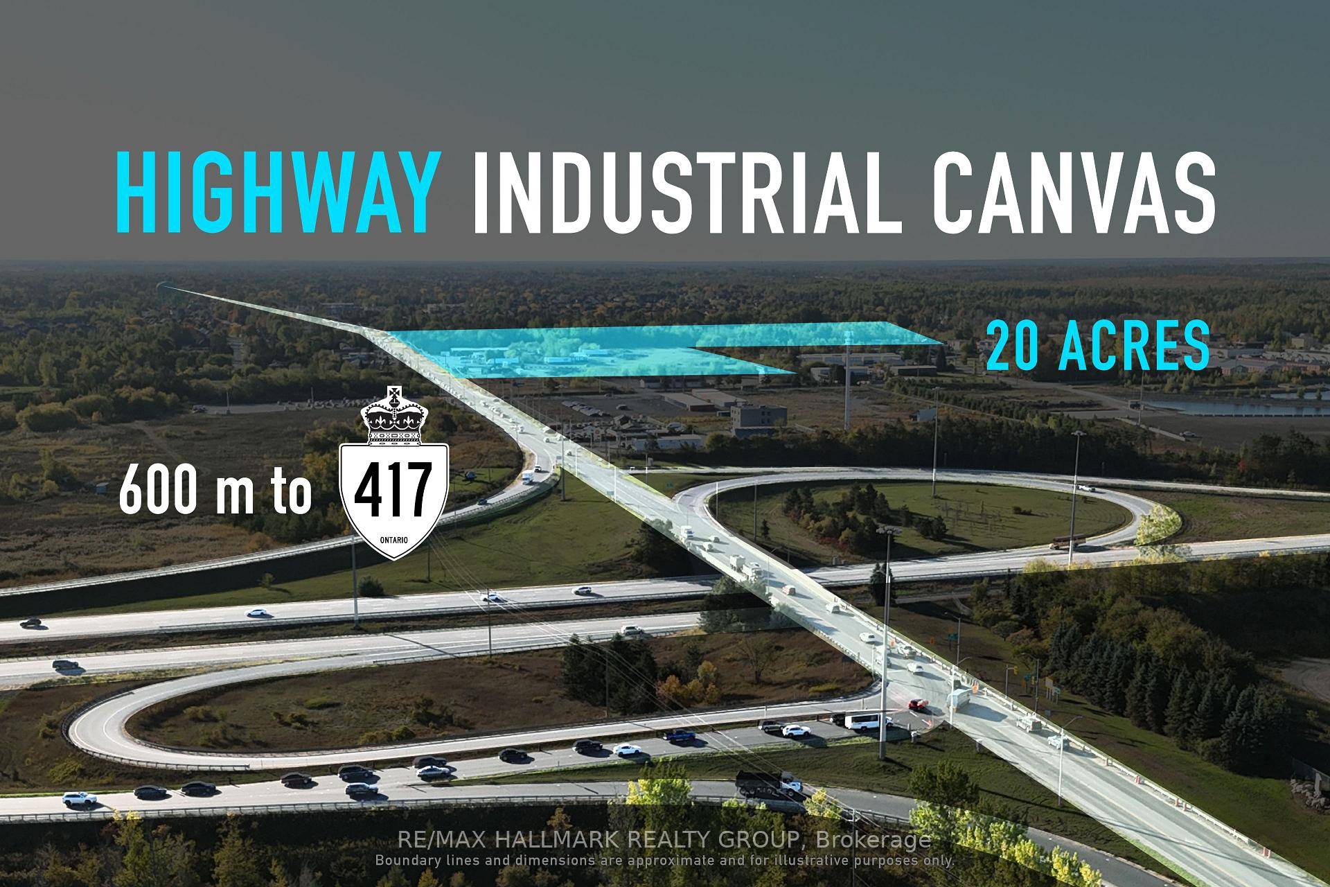 Prime 20 acre parcel strategically situated in the rapidly growing Stittsville Ottawa area, offering direct access to Highway 417.